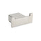 Brushed Nickel SUS Square Robe Hook Clothes Towel Holder Hanger Wall Mounted Kit
