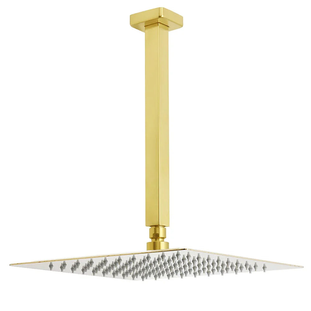 Brushed Gold Square 12