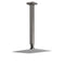 Gun Metal Square 8" Rainfall Shower Head 300mm Ceiling Dropper Arm Bath Set WELS
