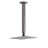 Gun Metal Square 8" Rainfall Shower Head 300mm Ceiling Dropper Arm Bath Set WELS