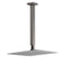 Gun Metal Square 10" Rainfall Shower Head 300mm Ceiling Dropper Arm Bath Set WELS