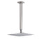 Brushed Nickel Square 8" Rain Shower Head 300mm Brass Ceiling Dropper Arm Set