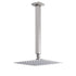 Brushed Nickel Square 8" Rain Shower Head 300mm Brass Ceiling Dropper Arm Set