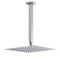 Brushed Nickel Square 12" Rain Shower Head 300mm Brass Ceiling Dropper Arm Set