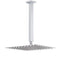 WELS 12" Rainfall Shower Head 300mm Ceiling Dropper Extension Arm Chrome Square Set