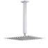 WELS 12" Rainfall Shower Head 300mm Ceiling Dropper Extension Arm Chrome Square Set