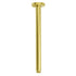 Brushed Gold Round 30cm Brass Shower Ceiling Extension Dropper Arm Bathroom Component
