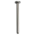 WELS Gun Metal Round 8" SUS Rainfall Shower Head 300mm Ceiling Dropper Arm Set