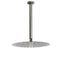 WELS Gun Metal Round 12" SUS Rainfall Shower Head 300mm Ceiling Dropper Arm Set