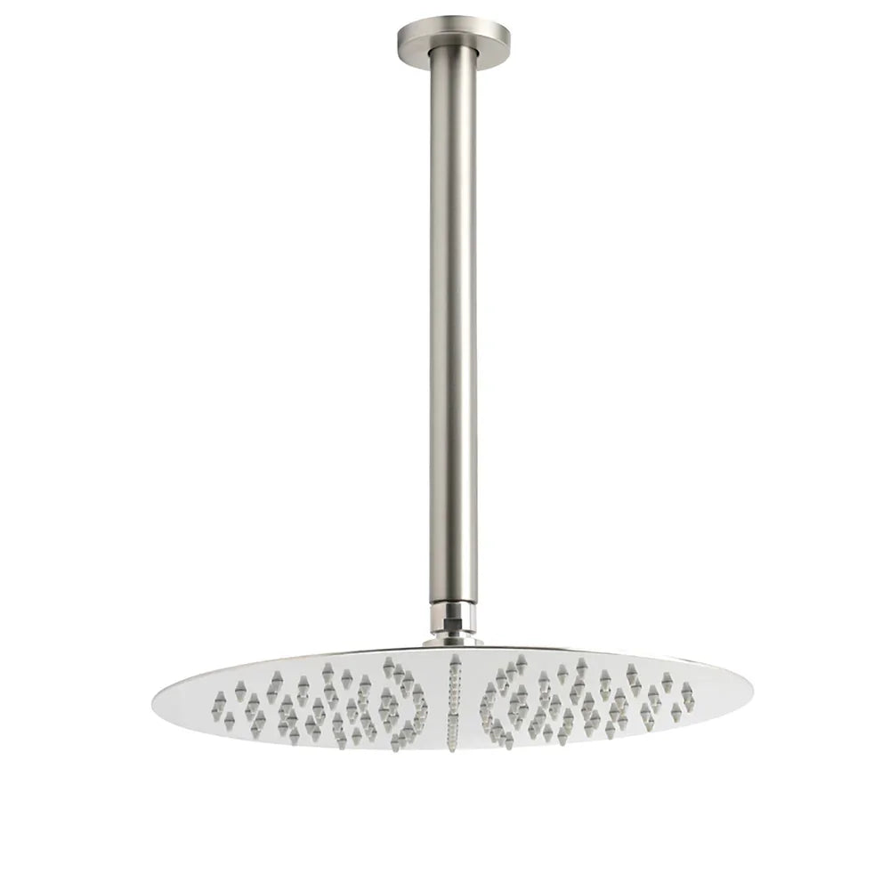 Brushed Nickel Round 12