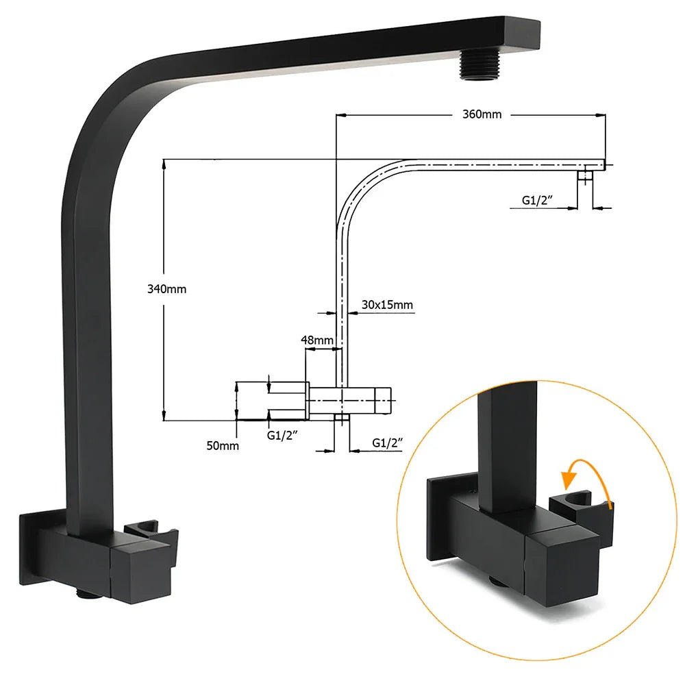 Matt Black Twin Set 12