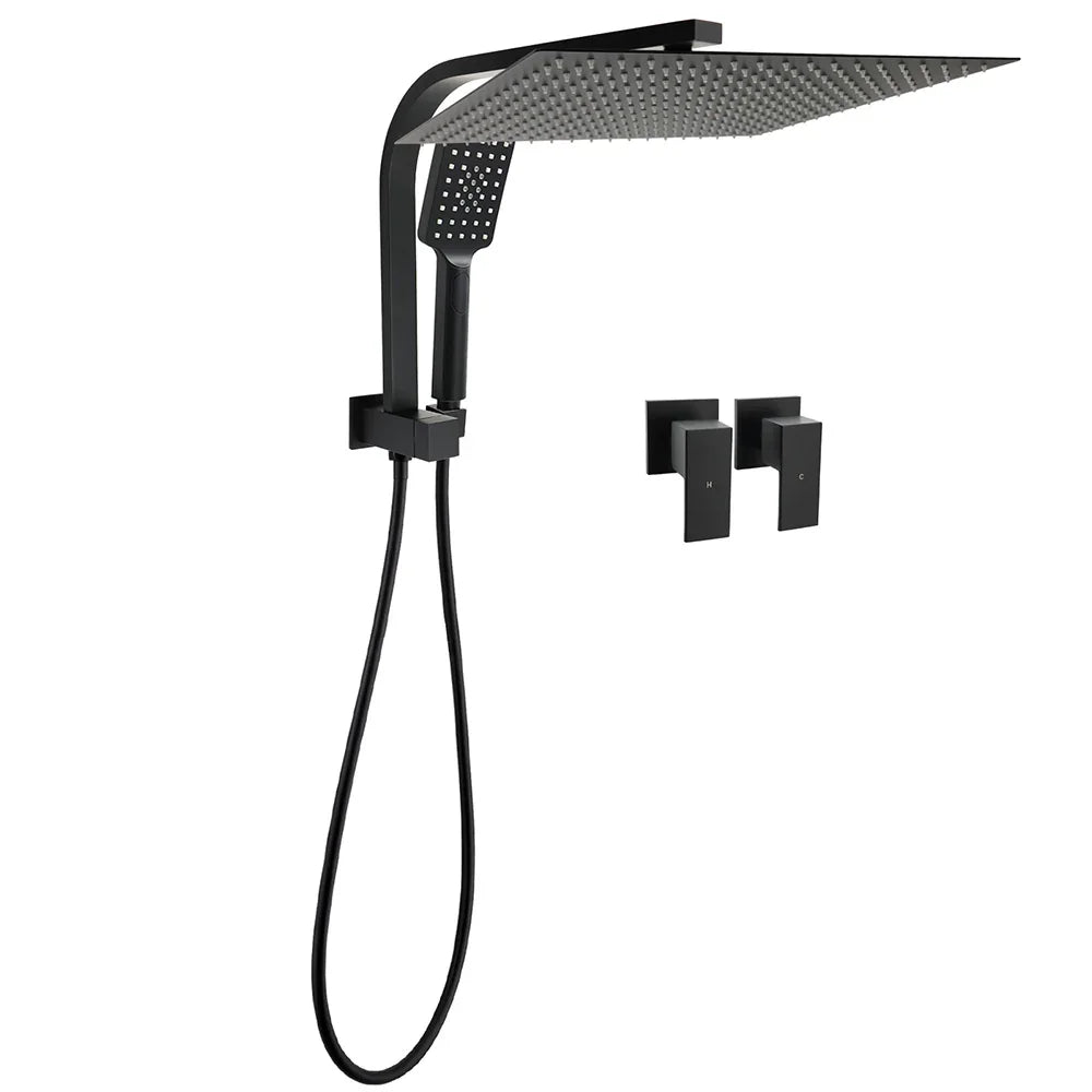 Matt Black 2in1 Set 16