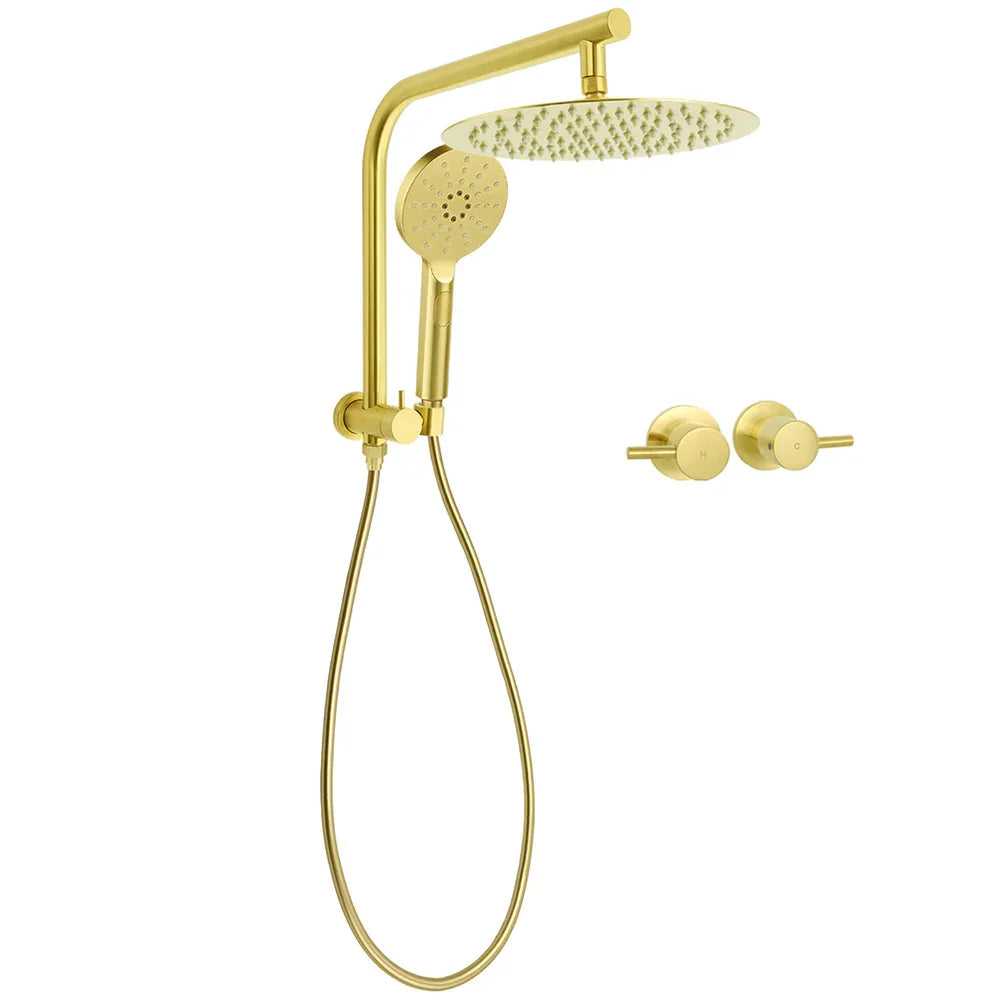 Brushed Gold Round Large 12