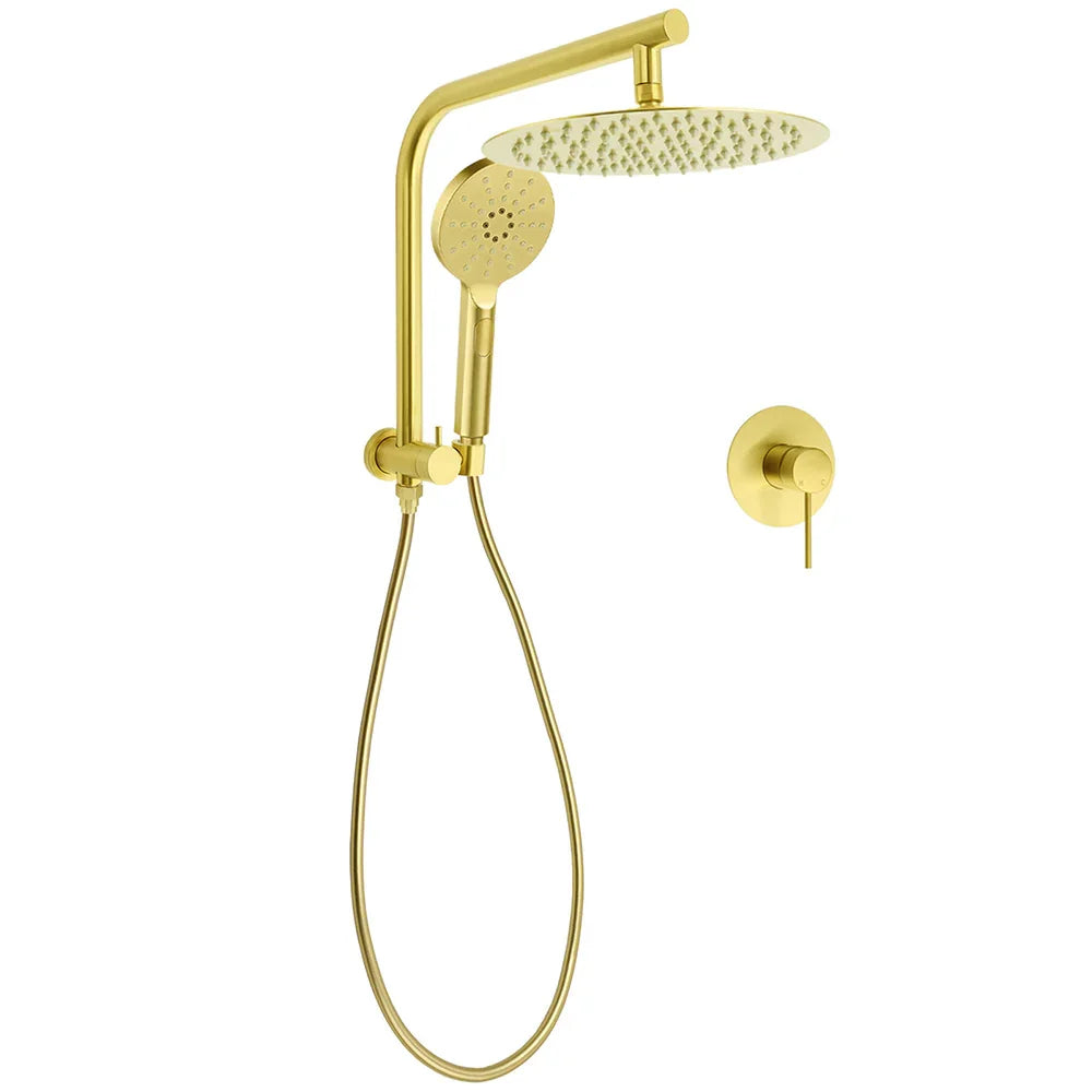 Brushed Gold Round Large 12