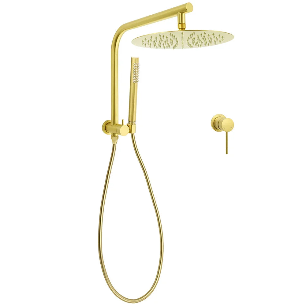 Brushed Gold Round Large 12