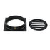 Matt Black Stainless Steel 85x85mm Small Square Shower Grate Floor Drain 72mm Outlet