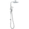 WELS Chrome 9" Rain Shower Head 3 Modes Handheld Rose Slide Rail Set Diverter