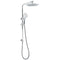 Chrome 9" Plastic Rain Shower Head 3 Modes Handheld Rose Slide Rail Diverter Switch Set