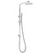 Bathroom Round 8" Rain Shower Head Single Mode Brass Handheld Spray Rail Arm Set