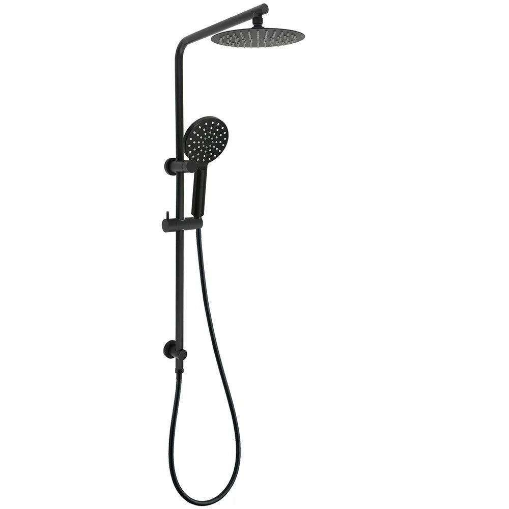 WELS Matt Black Round 2in1 8
