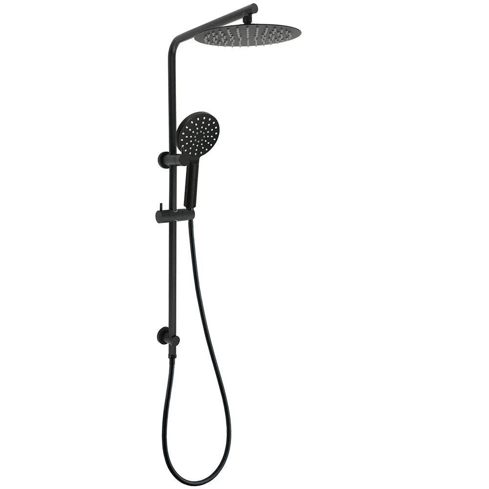 2‑in‑1 Matte Black Rainfall & Handheld Shower Set WELS 3 Star Watermark