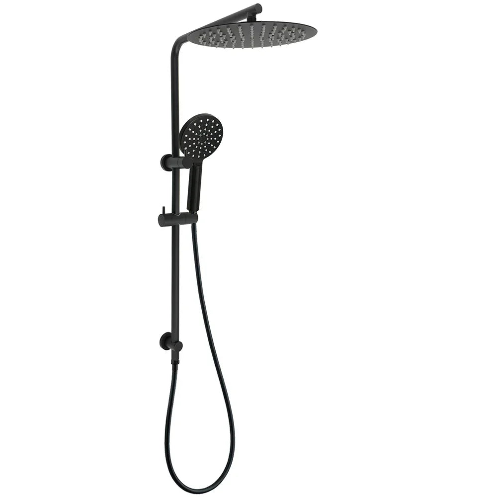 Matt Black Dual Shower 12