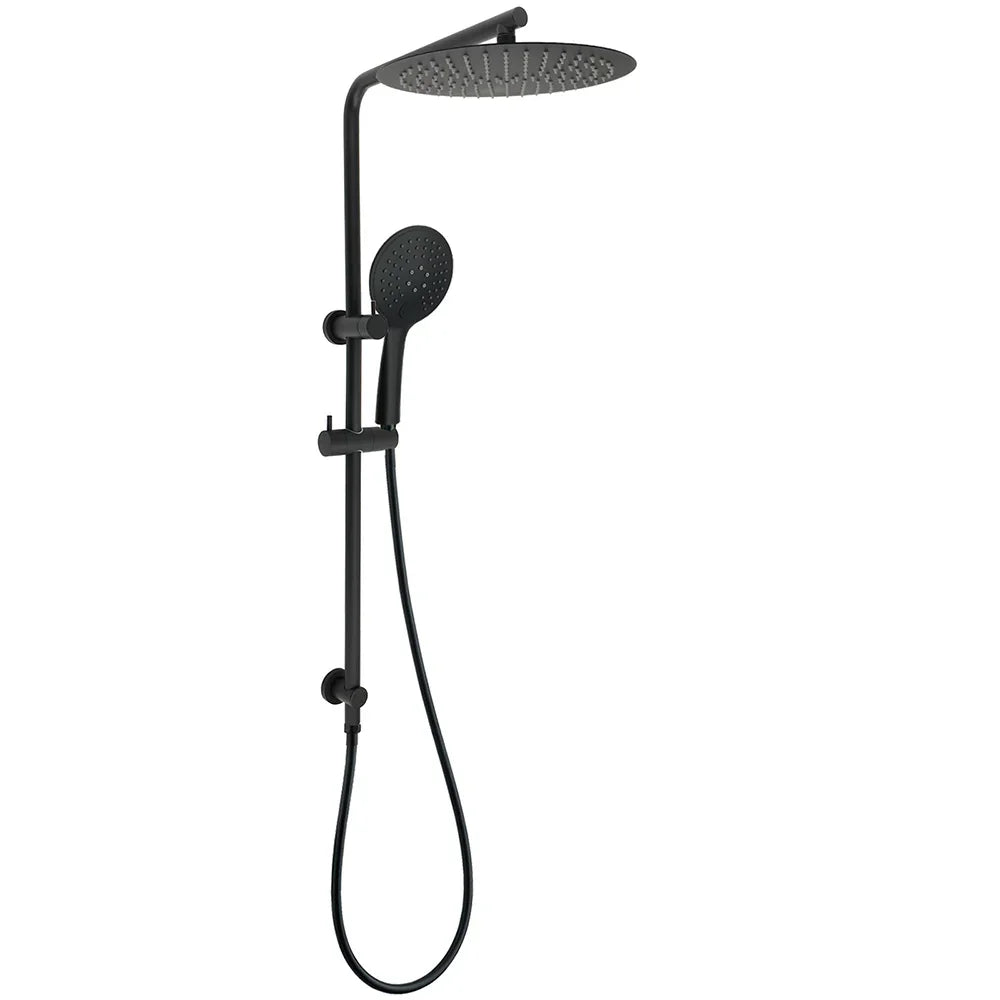 Matt Black Shower Set 12