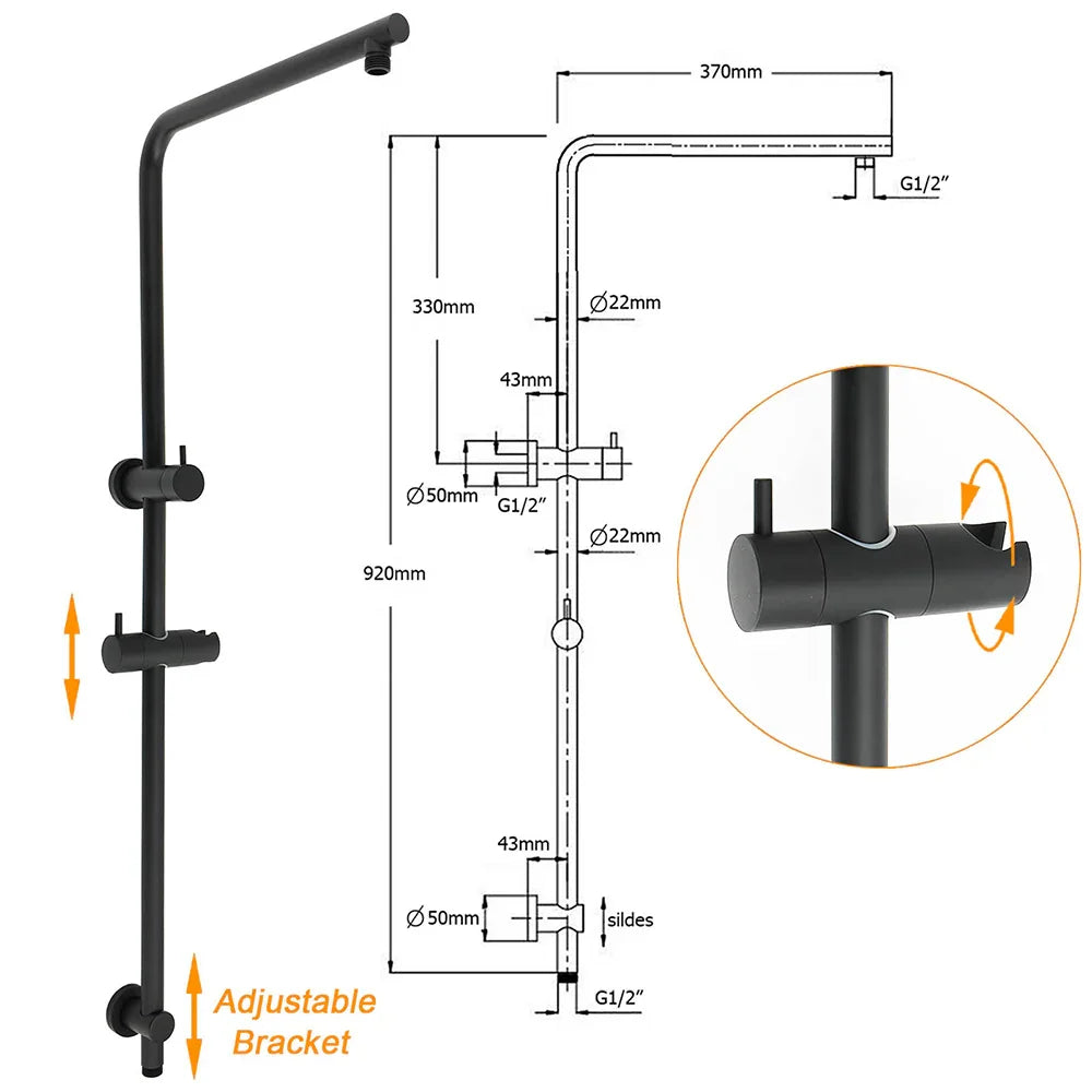 2‑in‑1 Shower Set – 8