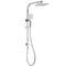 2‑in‑1 Shower Set – 8" Brushed Nickel, WELS 3‑Star, Rail & Handheld