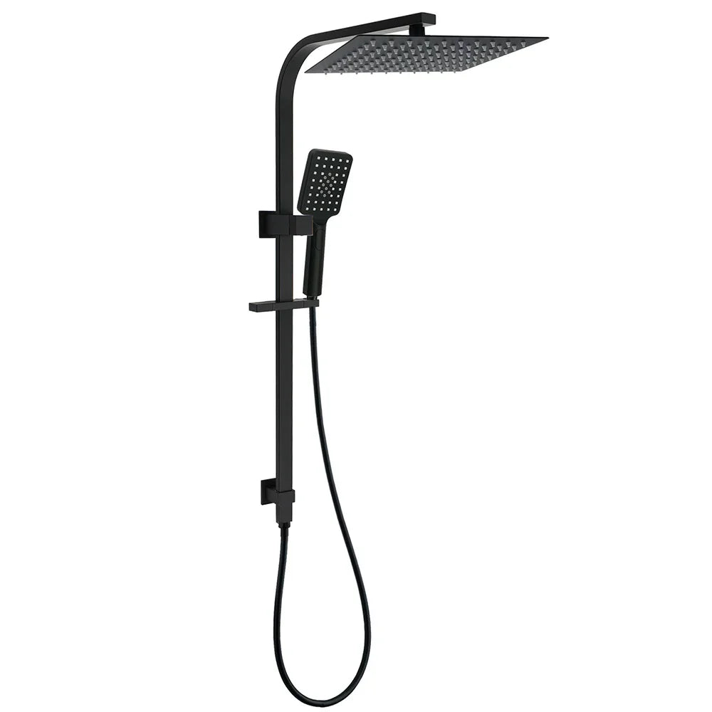 2in1 Shower Set Matt Black 12