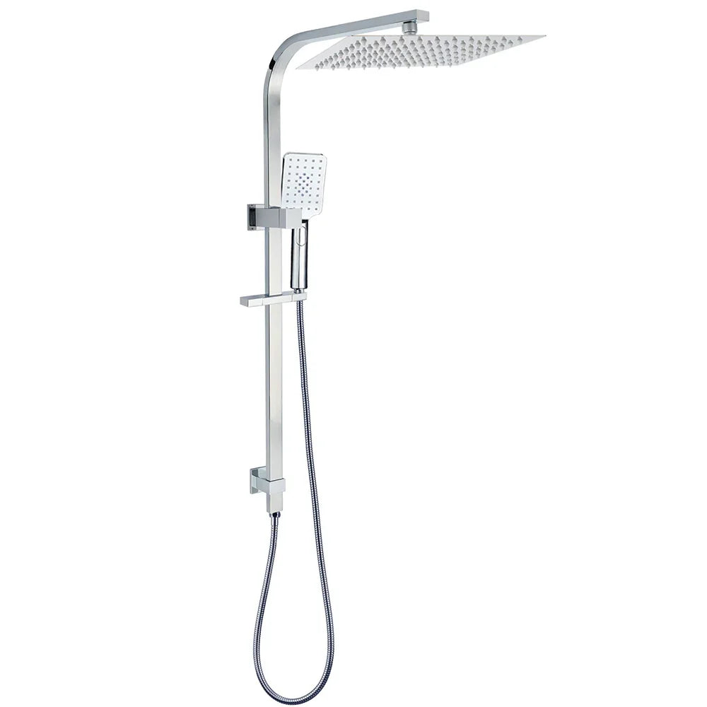Chrome Dual Square Shower Set 12