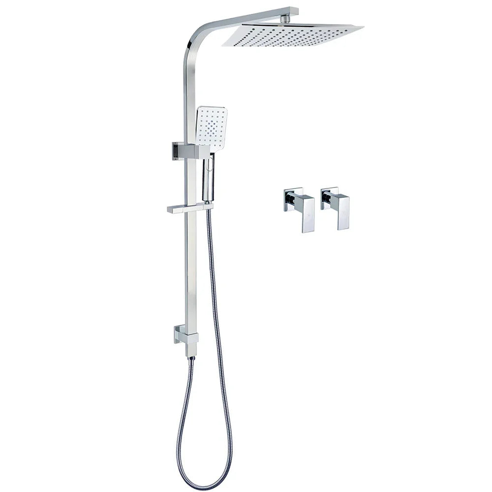 WELS 2 in 1 Square Shower Head Set 10
