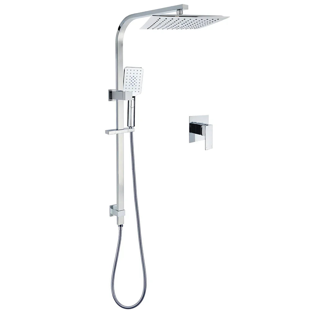 WELS 2 in 1 Square Shower Head Set 10