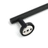 Matt Black 600mm Long Single Towel Rack Rail Holder Stainless Steel Hanger Bar