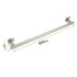 Brushed Nickel 600mm Single Towel Rack Rail Holder Round Hanger Bar Wall Mounted