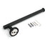 Bathroom Matt Black Round Towel Rack Holder Hook Clothes Hanger Stainless Steel