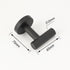 Matt Black Robe Hook Hanger Organizer Bathroom Wall Mounted Kit Stainless Steel