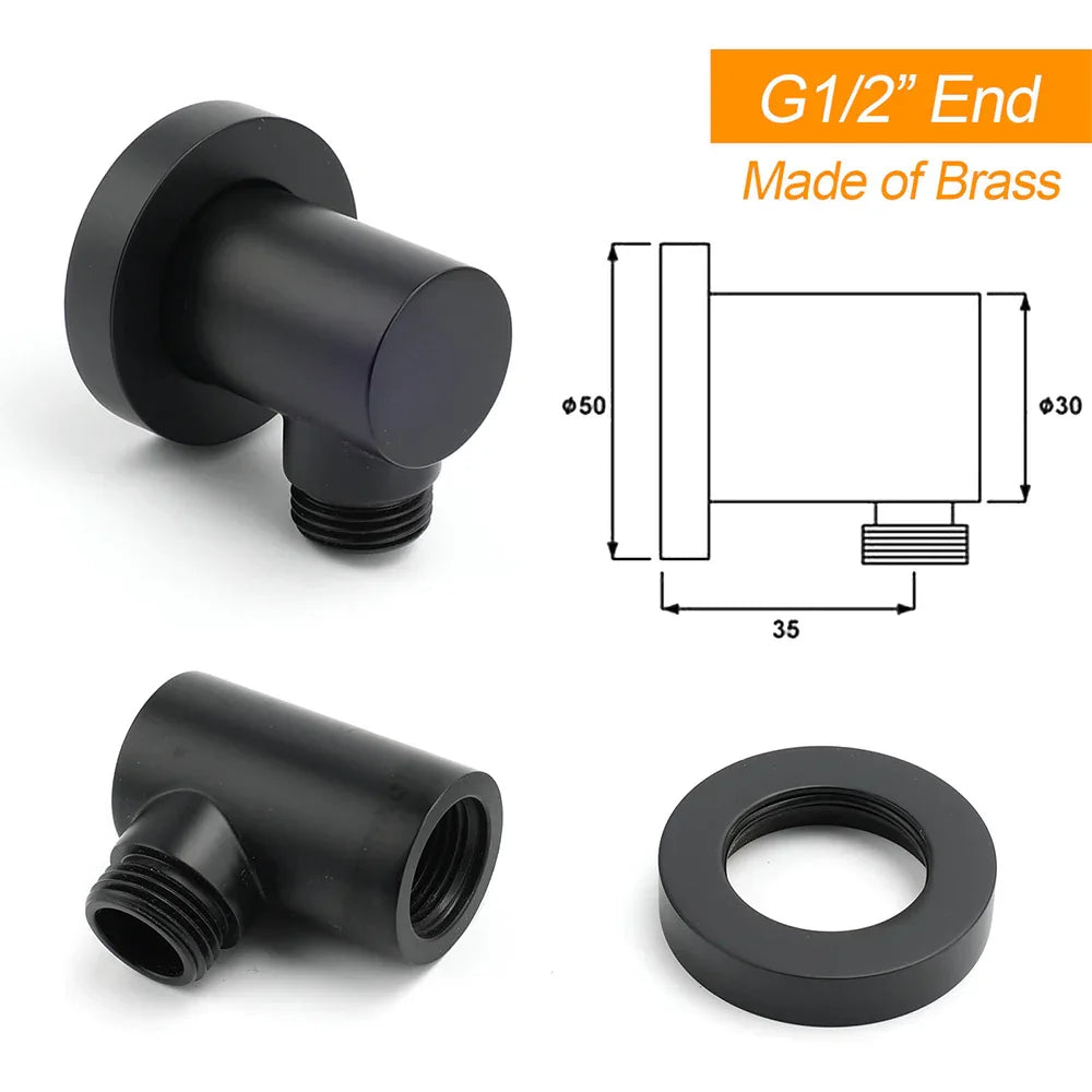 WELS Matt Black 2in1 Square 10