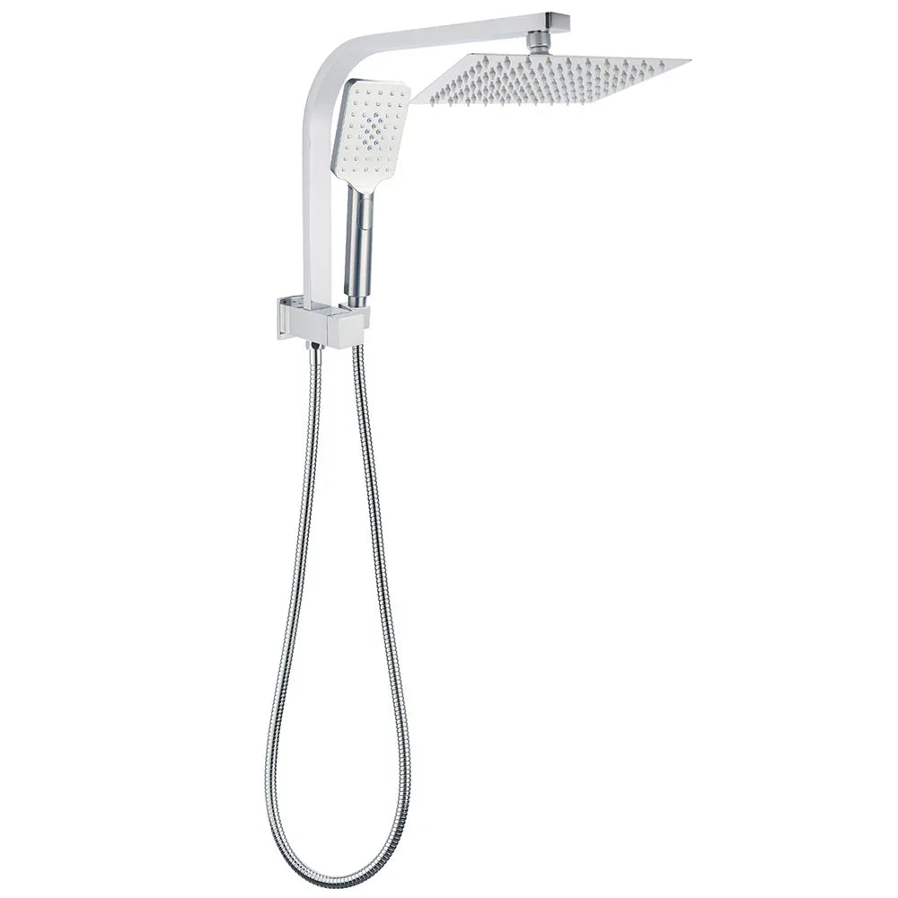Chrome Square Twin Rain Shower 8