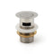 Brushed Nickel 32mm Push Pop Up Waste Plug Overflow Basin Sink Drain Outlet Kit