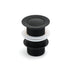 Matt Black Watermark 32mm Pop Up Push Brass Waste Plug No Overflow Basin Drain