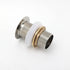 Brushed Nickel 32mm Push Pop Up Waste Plug Non-Overflow Basin Sink Drain Outlet