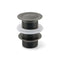 Gun Metal Brass 32mm Push Pop Up Plug Non-Overflow Basin Sink Drain Outlet Waste