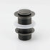Gun Metal Brass 32mm Push Pop Up Plug Non-Overflow Basin Sink Drain Outlet Waste