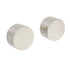 Brushed Nickel Round 1/4 Turn Twin Shower Taps Set Hot Cold Switch Vanity Mixer