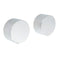 Polished Chrome Round 1/4 Turn Twin Shower Taps Set Hot Cold Water Switch Mixer