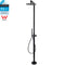 WELS Matte Black 316SUS Dual Shower Set Outdoor Bath System Rainfall 10" Head