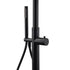 WELS Matte Black 316SUS Dual Shower Set Outdoor Bath System Rainfall 10" Head