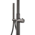 316 SUS WELS Gun Metal Twin Shower Handset Combo Outdoor Bath Rainfall 10" Head
