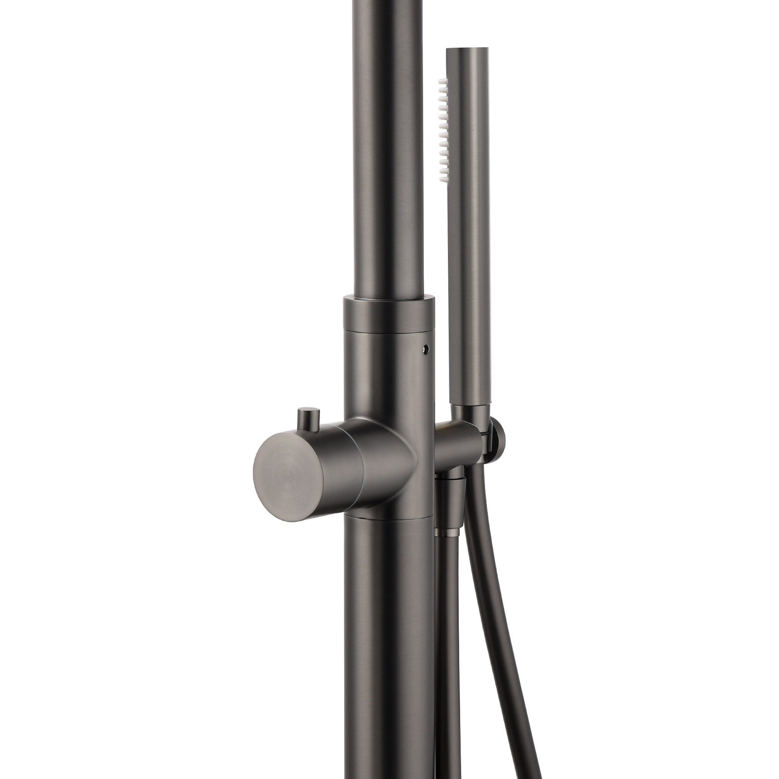 316 SUS WELS Gun Metal Twin Shower Handset Combo Outdoor Bath Rainfall 10" Head